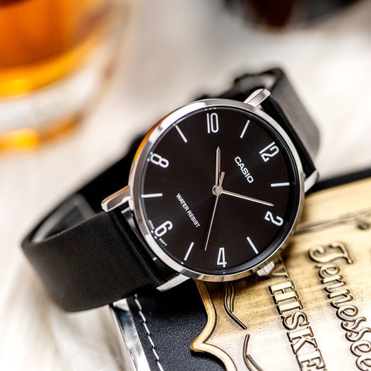 Laikrodis vyrams CASIO MTP-VT01L-1B2 + BOX (zd165k)
