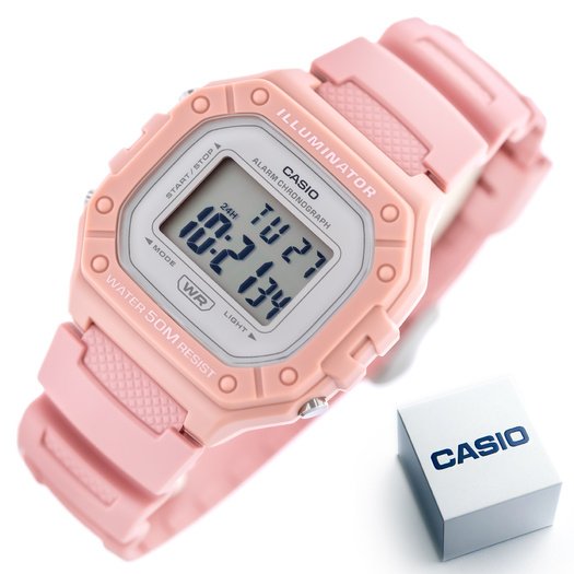 CASIO UNISEX WATCH W-218HC-8A + BOX (zd208e)