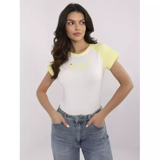 T-shirt-NM-TS-V7939.50-biało-żółty