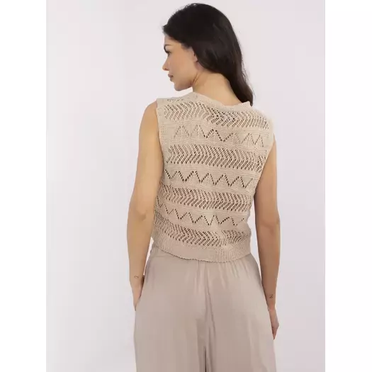 Sweter-D93076J90849A-beżowy