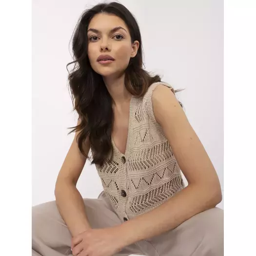 Sweter-D93076J90849A-beżowy
