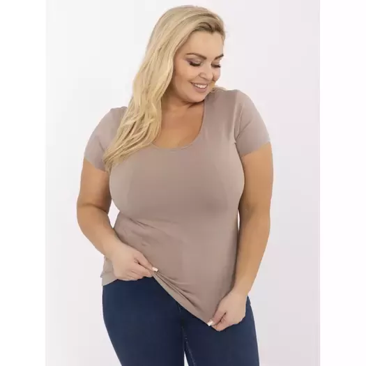 T-shirt-RV-TS-A556.03-ciemny bezowy