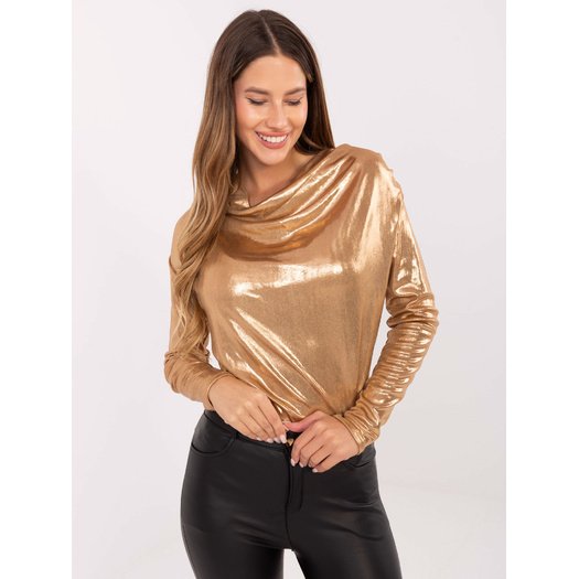 Bluzka-DHJ-BZ-15268.30-camelowy 2