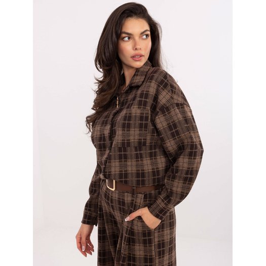 Koszula-IT-KS-GT9880.12P-brązowy 2