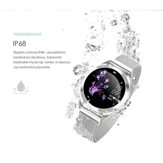 WOMEN S SMARTWATCH G. Rossi SW017-9 silver/black (sg011c) 12