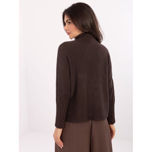 Sweter-IT-SW-8003.18P-ciemny brązowy 3
