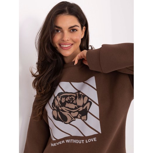 Bluza-MI-BL-4216.15-brązowy 1 Bluza-MI-BL-4216.15-brązowy 1