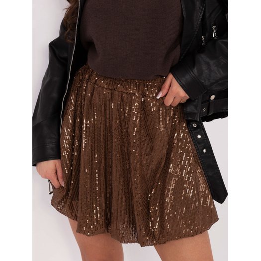 Spódnica-MI-SD-271360.74-brązowy Spódnica-MI-SD-271360.74-brązowy
