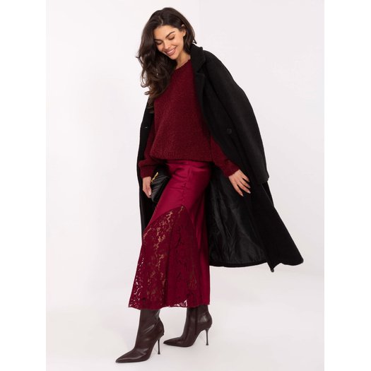 Spódnica-MI-SD-G9140.34-bordowy 2