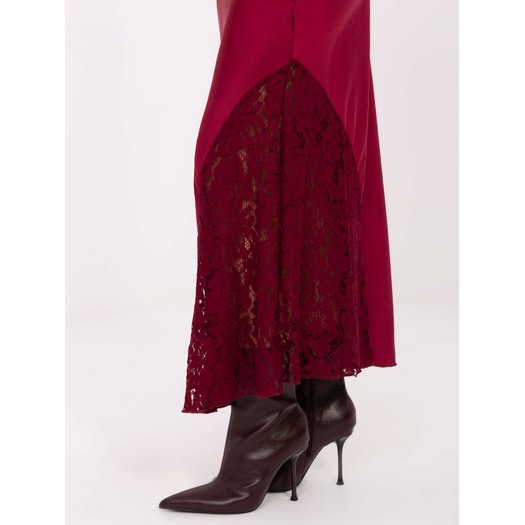 Spódnica-MI-SD-G9140.34-bordowy 3