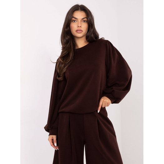 Bluza-MJ-BL-H1009.21-ciemny brązowy 1