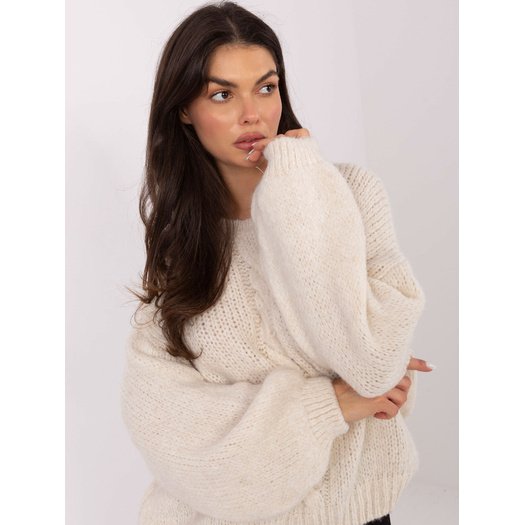 Sweter-MI-SW-1610.18-jasny beżowy 5