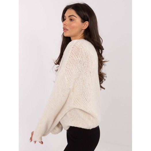 Sweter-MI-SW-1610.18-jasny beżowy 1