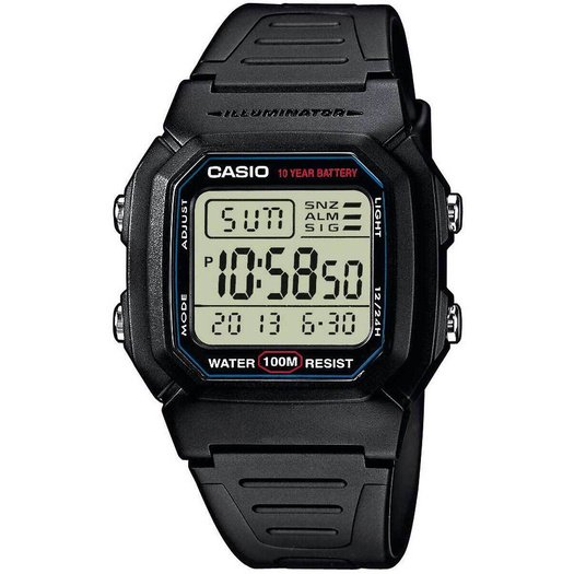 ZEGAREK MĘSKI CASIO W-800H-1A (zd100a) - KLASYKA + BOX