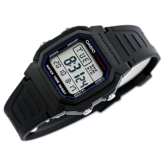 ZEGAREK MĘSKI CASIO W-800H-1A (zd100a) - KLASYKA + BOX