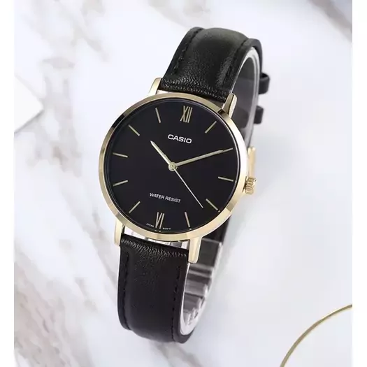 ZEGAREK DAMSKI CASIO LTP-VT01GL-1B + BOX (zd634a)