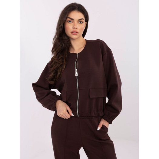 Bluza-MJ-BL-H5034.19-ciemny brązowy 3