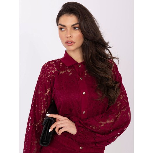Koszula-MI-KS-C239.78-bordowy 4