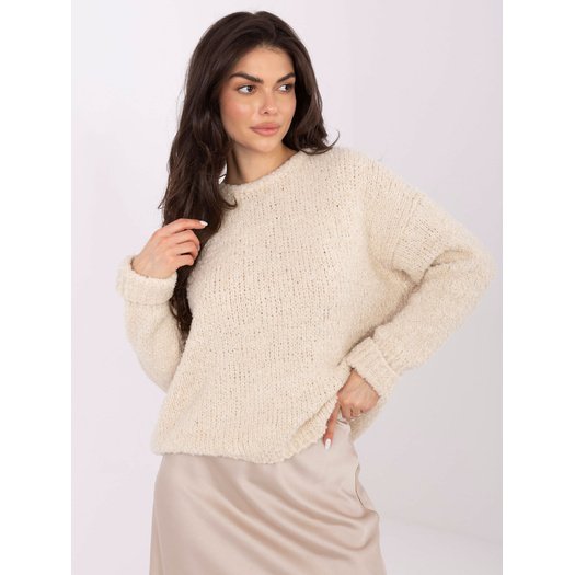 Sweter-MI-SW-WK32601.19-jasny beżowy 3