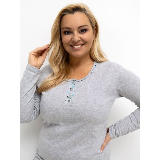 Piżama-DU-KN-FP-502.97-szary 3