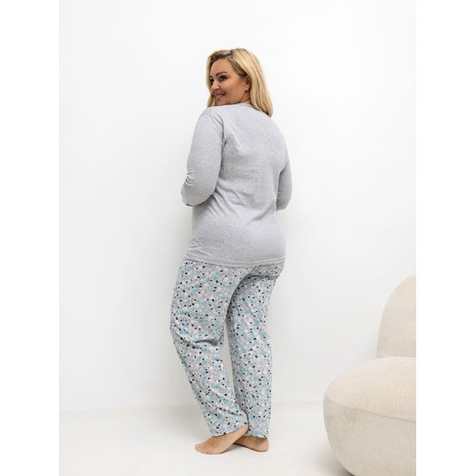 Piżama-DU-KN-FP-502.97-szary 2