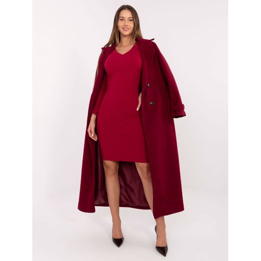 Sukienka-RV-SK-A1050.08-bordowy 3