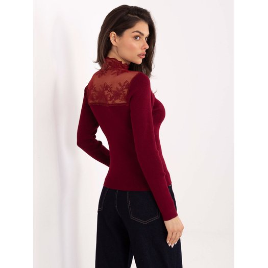 Sweter-PM-SW-YIS1078.81-bordowy 3