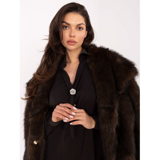 Bluzka-IT-BZ-28913.17-ciemny brązowy 3