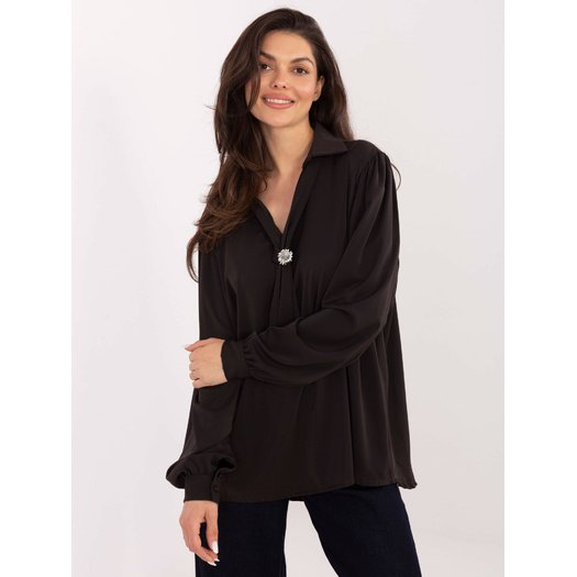 Bluzka-IT-BZ-28913.17-ciemny brązowy 4