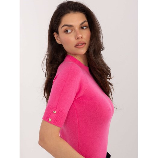 Sweter-PM-SW-R2316.29-ciemny r&oacute;żowy 1