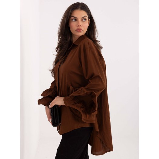 Koszula-IT-KS-8381.56-brązowy 2