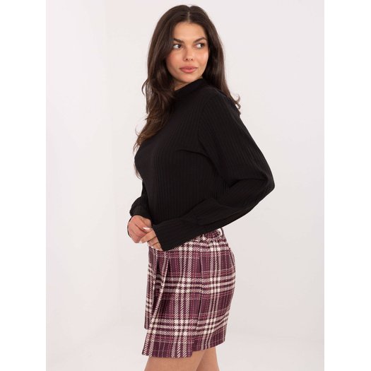 Szorty-IT-SN-18932-1.79-bordowy 3