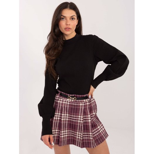 Szorty-IT-SN-18932-1.79-bordowy 1