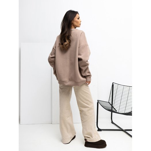 Bluza-RV-BL-A1038.01P-ciemny bezowy 1