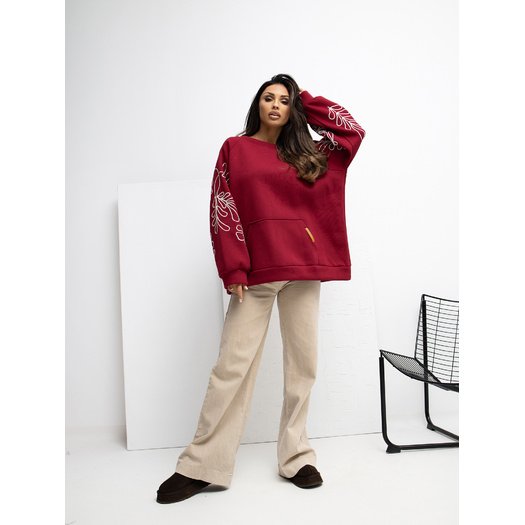 Bluza-RV-BL-A1042.25-bordowy 3