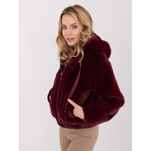 Kurtka-IF-KR-G230111.97P-bordowy 1