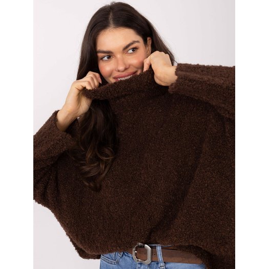 Sweter-CH-SW-72993.25-ciemny brązowy 2