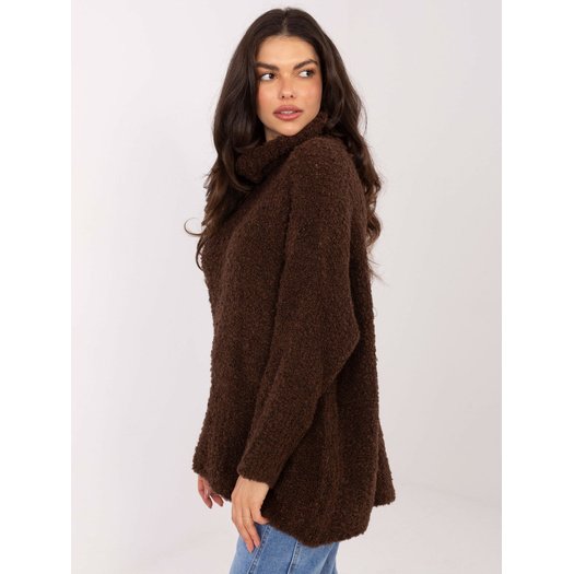 Sweter-CH-SW-72993.25-ciemny brązowy 4