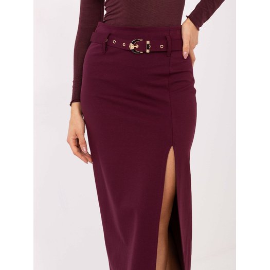 Spódnica-IT-SD-FL7393.26-bordowy