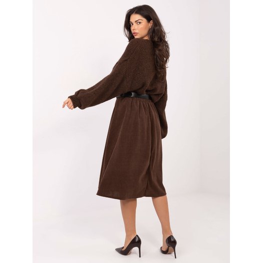Spódnica-IT-SD-FL9838.49-brązowy