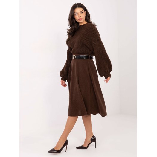 Spódnica-IT-SD-FL9838.49-brązowy 1