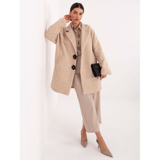 Płaszcz-IT-PL-96965.19-beżowy 2