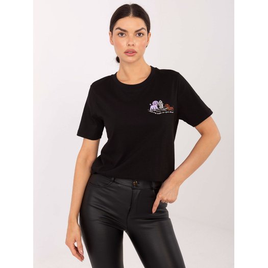 T-shirt-D12022M02844A-czarny 2