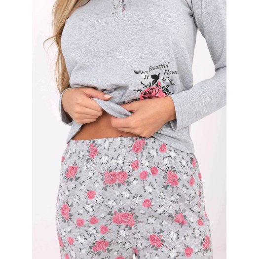 Piżama-DU-PI-FP-006.02-szary