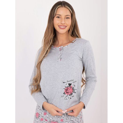 Piżama-DU-PI-FP-006.02-szary 2