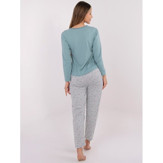 Piżama-DU-PI-FP-003.99P-mietowy 2