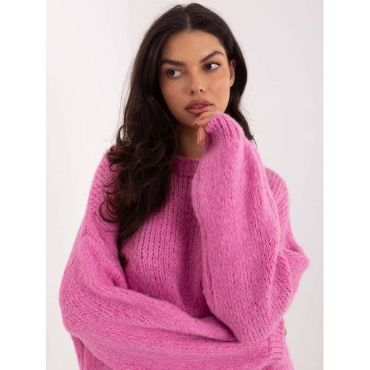 Sweter-MI-SW-1909.68-ciemny różowy 4