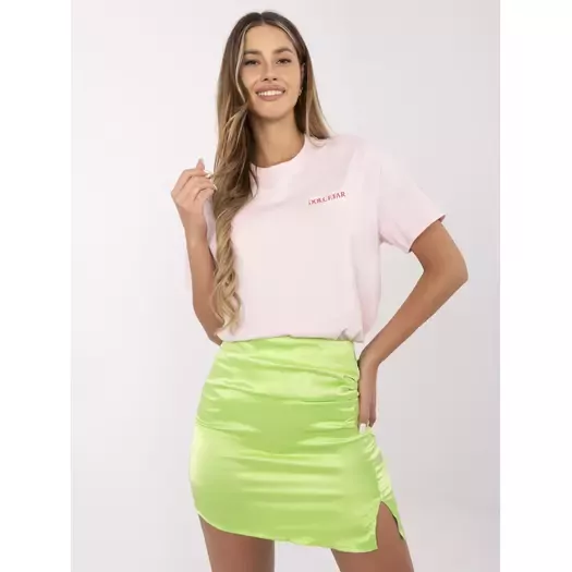 T-shirt-D12022M02738A-jasny różowy