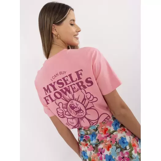 T-shirt-D12022AC02645I-różowy