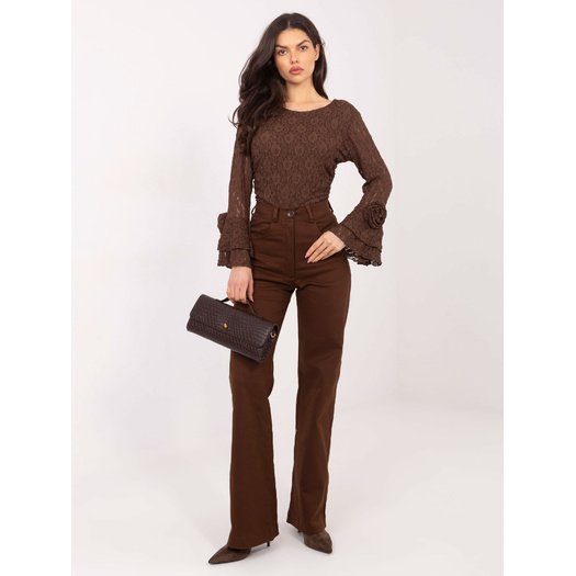 Spodnie-LK-SP-510106.14P-brązowy 4